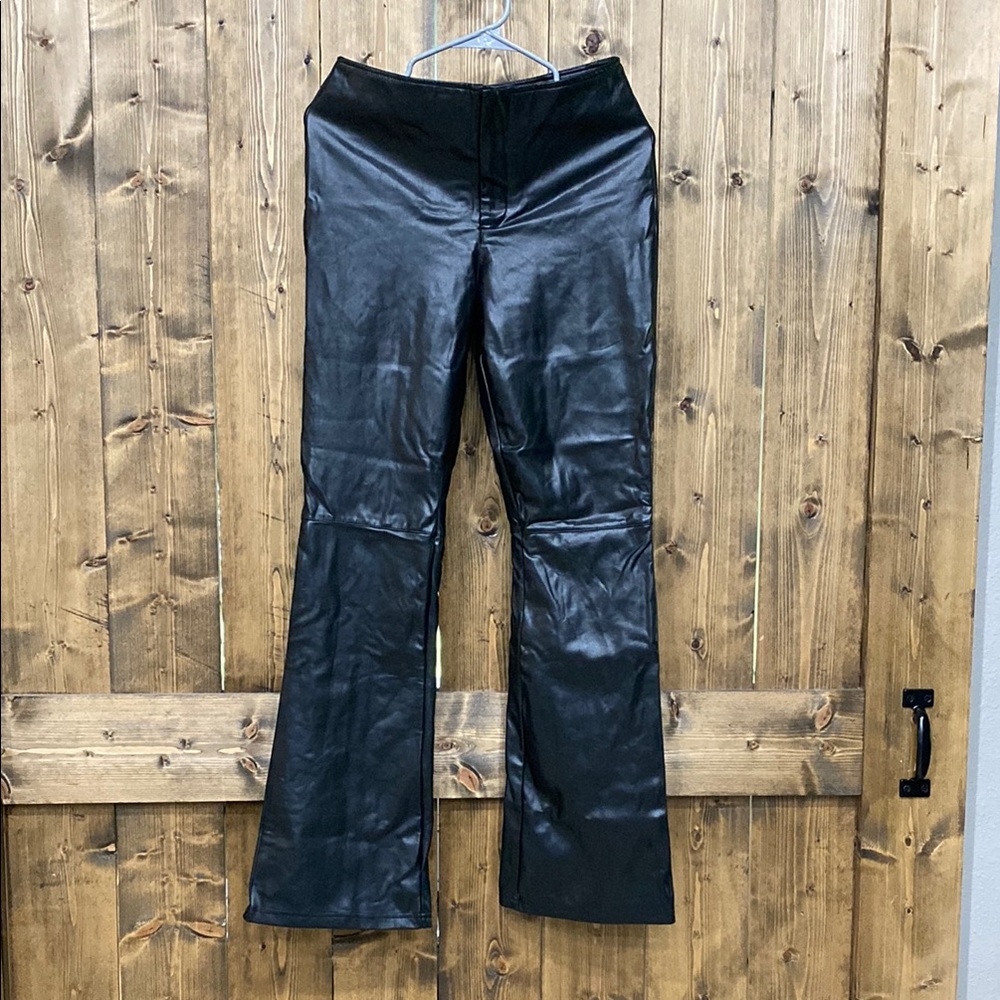 Forever 21 Black Faux Leather Pants